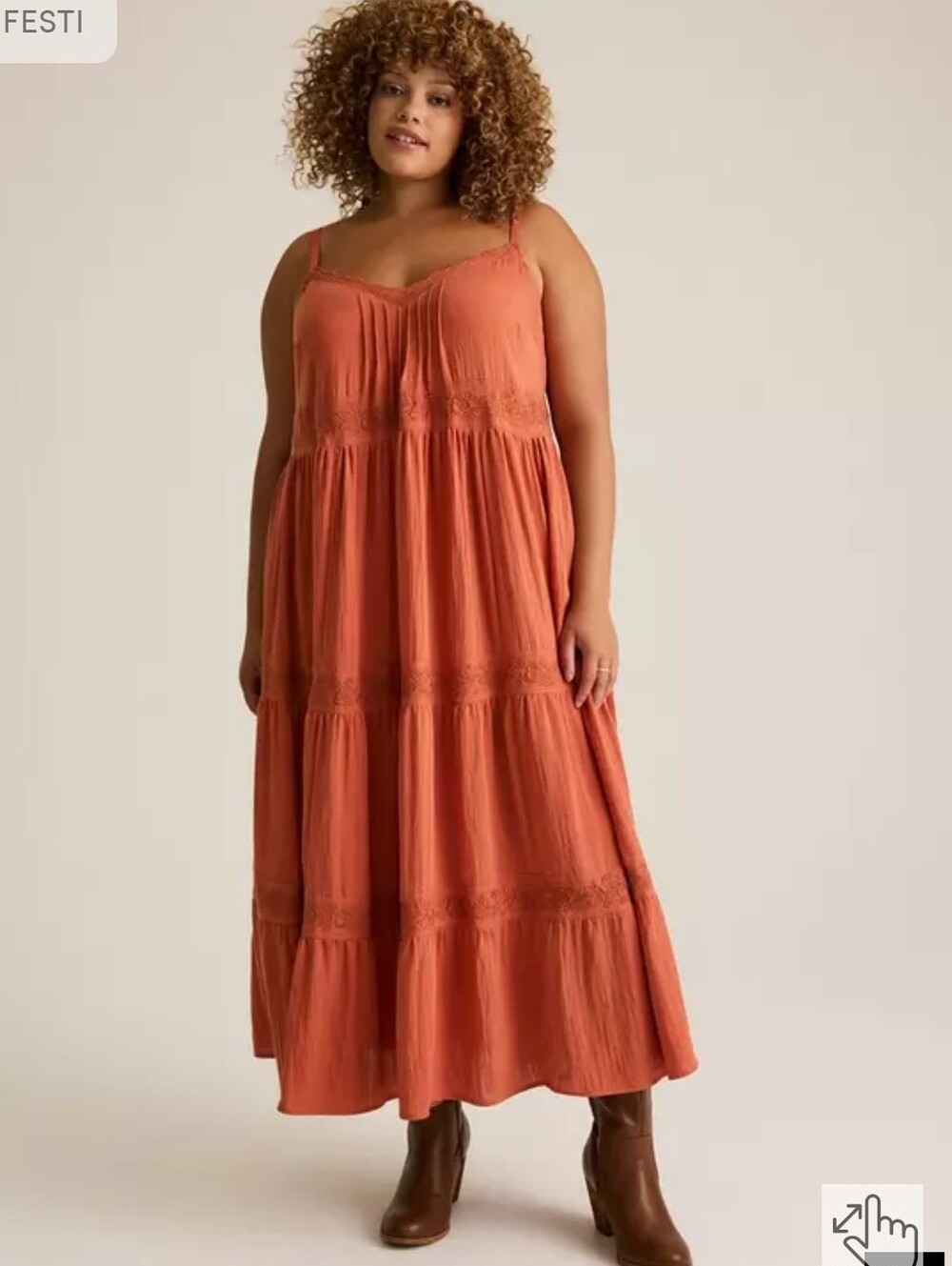 Festi Pleated Maxi Dress